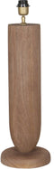 PTMD Lorinne Natural Mango Wood Rable Lamp Single