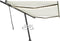 vidaXL - Luifel - handmatig - uittrekbaar - met - LED - 500x350 - cm - crèmekleurig