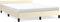 vidaXL - Bedframe - met - hoofdeinde - zonder - matras - 140x200 - cm - crèmekleurig