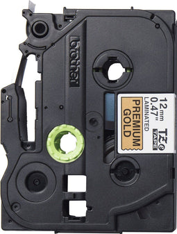 Labeltape Brother TZe-PR831 Tapekleur: Goud Tekstkleur:Zwart 12 mm 8 m