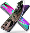 iMoshion Hoesje Geschikt voor Samsung Galaxy A40 Hoesje Siliconen - iMoshion Design hoesje - Groen / Roze / Dark Jungle