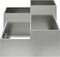 vidaXL - Tuinbak - 100x100x60 - cm - Gegalvaniseerd - Staal
