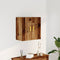 vidaXL - Wandkast - 60x31x60 - cm - bewerkt - hout - oud - houtkleurig