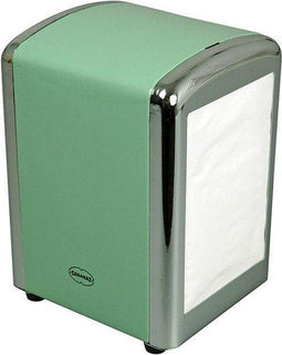 CABANAZ - tissuedispenser, metaal / chroom, TISSUE DISPENSER, groen
