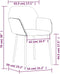 vidaXL - Eetkamerstoelen - 2 - st - fluweel - donkergroen
