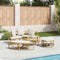 vidaXL - Loungebed - voor - buiten - zonder - luifel - poly - rattan