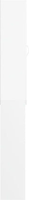 vidaXL - Wasmachinekast - 64x25,5x190 - cm - sonoma - eikenkleurig