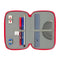 Driedubbele Pennenzak Hello Kitty Iconic Wit Rood 12,5 x 19,5 x 5,5 cm 37 Onderdelen