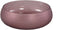 PTMD Nadah Pink Bowl Shaped Ribbed Glass Vase
