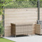 vidaXL - Tuinbox - met - wielen - 110x55x73 - cm - poly - rattan - grijs