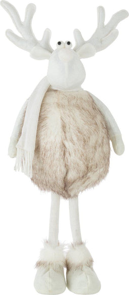 J-Line figuur Rendier Staand - polyresin - beige - large