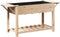 vidaXL - Tuinbak - met - Planken - 155x59x76 - cm - Massief - Grenenhout