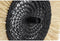 Muurlamp DKD Home Decor Natuurlijk Zwart Koloniaal Ijzer 220 V 25 W Jute (42 x 9 x 42 cm)
