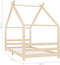vidaXL - Kinderbedframe - massief - grenenhout - 90x200 - cm