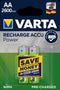 Varta 05716 - AA (HR6) Oplaadbare Batterijen - 2600 mAh - Groen (2 stuks)