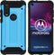 iMoshion Hoesje Geschikt voor Motorola One Action Hoesje - iMoshion Rugged Xtreme Backcover - Lichtblauw