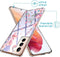iMoshion Hoesje Geschikt voor Samsung Galaxy S21 Hoesje Siliconen - iMoshion Design hoesje - Roze / Transparant / Blossom Watercolor