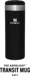 Stanley AeroLight Transit - Thermosbeker 0.47L - Houdt 6 Uur Warm 8 Uur Koud - Lekvrij - Vaatwasmachinebestendig - Black Metallic