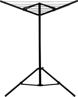 Travellife Droogmolen - 15 meter drooglengte - Inclusief standaard en draagtas - Zwart