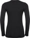 ODLO BL TOP Crew neck l/s MERINO 200 Thermoshirt - 100% Merinowol - Zwart - Maat L