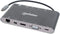 Manhattan SuperSpeed USB-C 7-in-1 Docking Station - USB-C Hub met HDMI VGA 3x USB 3.0 - Zwart