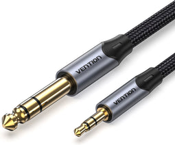 Vention TRS 3.5 mm Jack naar 6.35 mm Jack Aux Audio Kabel - 1 meter