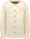 Like Flo F209-5110 - Meisjes Blouse - Grote kraag - Off white