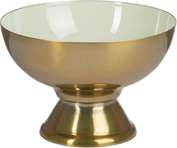 Middenstuk 25 x 25 x 16,5 cm Gouden Groen Ijzer