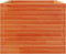 vidaXL - Plantenbak - 110x60x49,5 - cm - massief - grenenhout - wasbruin