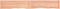 vidaXL - Wastafelblad - 200x30x(2-4) - cm - behandeld - massief - hout - lichtbruin