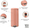 Brabantia NewIcon - Prullenbak - 30 liter - Warm Copper