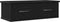 vidaXL - Wandgemonteerde - Ladeplank - Zwart - Eiken - 60x26x18,5cm - Geengineerd - Hout