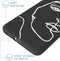 iMoshion Hoesje Geschikt voor Samsung Galaxy S21 Hoesje Siliconen - iMoshion Design hoesje - Wit / Zwart / Line Art Woman White