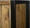 Livingfurn - Kabinetkast Nairobi - 43x100x150 - Mangohout en Gecoat Staal