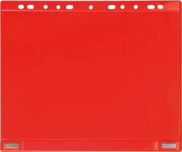 Tarifold geperforeerde showtas, dubbelzijdig magnetisch, rood, pak van 5 stuks