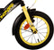 Volare Thombike - Kinderfiets - 14 inch - Afneembare zijwieltjes - Zwart Geel