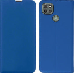 iMoshion Hoesje Geschikt voor Motorola Moto G9 Power Hoesje Met Pasjeshouder - iMoshion Slim Folio Bookcase - Donkerblauw