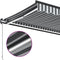 vidaXL - Luifel - handmatig - uittrekbaar - en - LED - 300x250 - cm - antraciet - en - wit