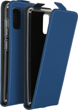 Accezz Samsung Galaxy A41 - Flipcase met Pasjeshouder - Blauw