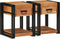 vidaXL - Nachtkastjes - 2 - pack - 40x40x50 - cm - Massief - Acaciahout
