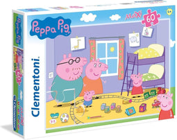 Clementoni - Puzzel - 60 Maxi Stukjes - Peppa Pig - Kinderpuzzel - Vanaf 4 jaar