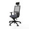 Bureaustoel met hoofdsteun Piqueras y Crespo 1D066N1 Donker grijs