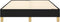 vidaXL - Boxspringbed - 120x200 cm - Stof - Zwart