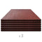 vidaXL - Valtegels - 18 - st - 50x50x3 - cm - rubber - rood