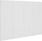 vidaXL - Hoofdbord - 120x1,5x80 - cm - bewerkt - hout - wit
