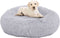 vidaXL - Honden-/kattenkussen - wasbaar - 90x90x16 - cm - pluche - donkergrijs
