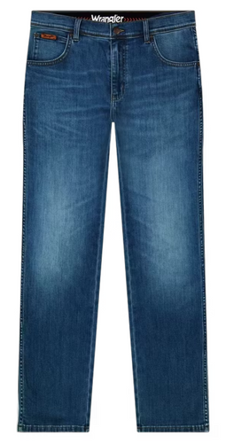 Wrangler Texas Medium Stretch Straight Jean - Straight Fit - Stretch-denim - Verdant Tone - maat 30×32
