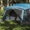 vidaXL - Tent - met - luifel - 4-persoons - waterdicht - blauw