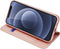 Dux Ducis - Slim bookcase hoes - Geschikt voor iPhone 13 - Rose Goud