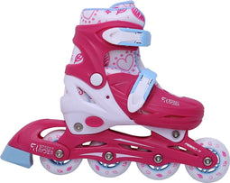 Street Rider - Inline Skeelers - Verstelbaar maat 26-29 - Roze